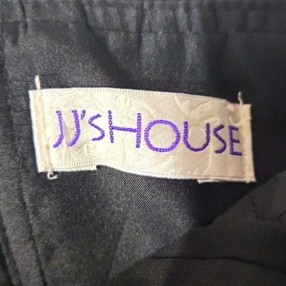 JJ's House Beautiful Black Beaded Ruched Cocktail Dress Custom NEW - Picture 11 of 15